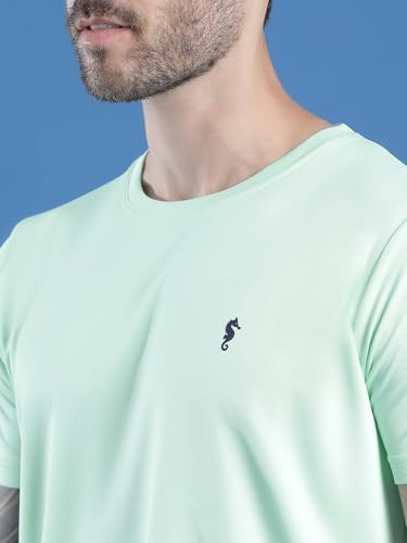Image of EPPE Men's Round Collar T-Shirt | Regular & Dry Fit Summer Stylish Casual Tee | Polyester Half Sleeve T-Shirts for Men.