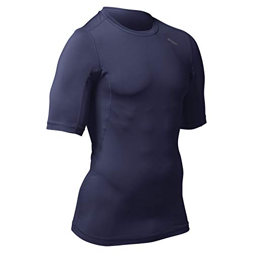 T-Shirt de Compression Champro CJ2YNYL Anti-Frottement Bleu Marine L