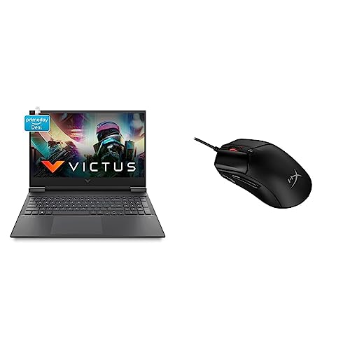 Image of HP Victus Gaming Laptop 11th Gen Intel Core i5-11400H16.1 inch(40.9 cm) FHD IPS Gaming Laptop & HyperX Pulsefire Haste 2 BLK Wired