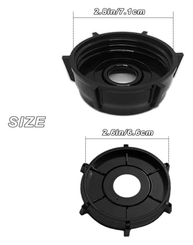 Repuesto para licuadora 2 piezas cubiertas de tanque miniatura 2