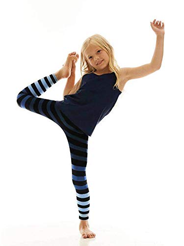 Ombre Signature Stripe Girls Activewear Leggings, Emmie/Kids Legging, Small4