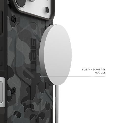Image of Urban Armor Gear UAG Pathfinder SE Magnetic Compatible, Rugged Shockproof Anti-Slip Military Grade Protective Case /Cover Designed for iPhone 17 Pro Max (2025) - Midnight Camo SE