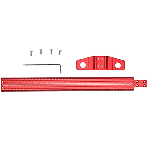 [Dimensione stanrd]: dotato di una scala stanrd e una precisione precisa di 1 mm, insieme a fori a vite per una precisione a disegno migliorato, rendendola ideale per la carpenteria e il disegno artistico.