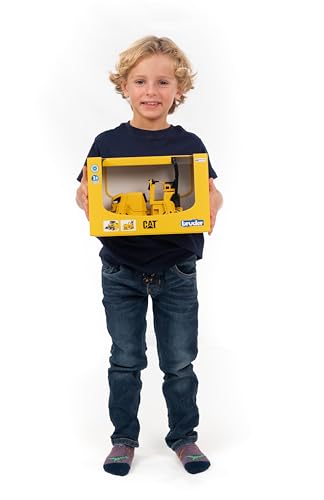 Bruder 02434 Toys - Construction Realistic Cat Asphalt Drum Compactor Vehicle thumb #3