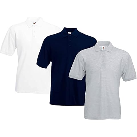 Pack de 3 polos Fruit of the Loom 65/35 Cover