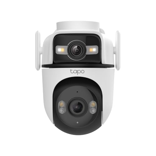 Image of Tapo C545D 2K 3MP Dual Lens Outdoor Camera,Security Camera with Smart Tracking,Smart AI Outdoor Camera,CCTV,Night Vision,IP66,2 Way Audio,No Hub,Alexa,Google Home,Flexible Storage,No Monthly fee