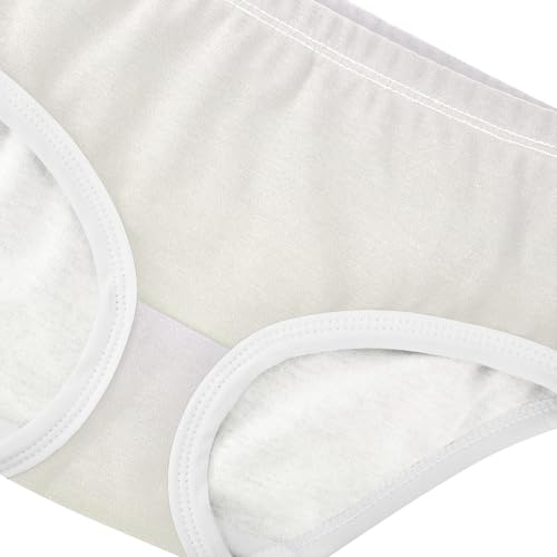 Joisal Magnolia Beige Gradient Ombre Panties for Girl Toddler Underwear Floral Cotton Flower Underpants Briefs 2t4