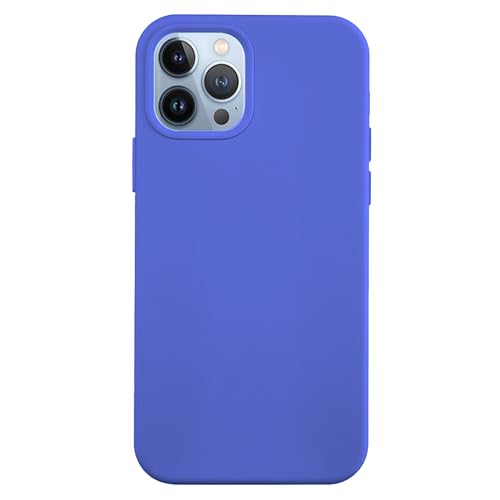 Image of ArmourPro Silicone Back Case for iPhone 15 Pro Max Soft-Touch Case | Warm Blue