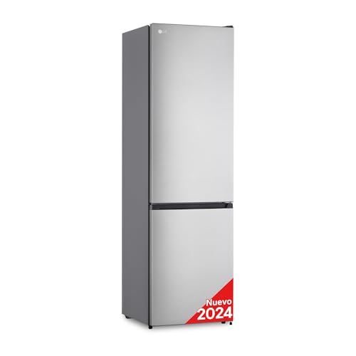 LG GBM22HSADH - Frigorífico Combi, 2m, Clasificación D, capacidad de 358l, inox antihuellas, serie...