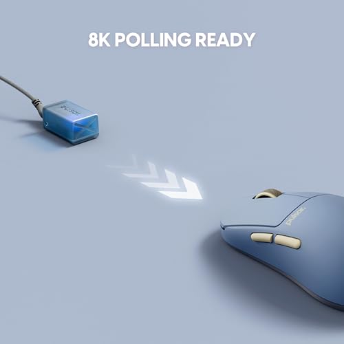 Image of Pulsar Gaming Gears X2N Crazylight Wireless Gaming Mouse, Ultra Lightweight 1.34 oz (38g), Optical Switch, 32000 DPI, 750 IPS, XS-1 Sensor, 8k Compatible (Mini, Wildscape Ocean)