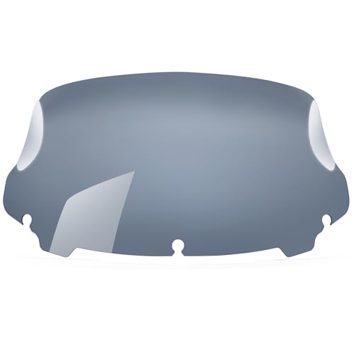 Amazicha 10 Wave Windshield Windscreen Fit for 2014-2023 Harley Davidson Touring Street Glide Electra Glide 2014-2022 Ultra Limited 2014-2024 and 14-later Tri Glide models (Except 23 FLHXSE) Tint
