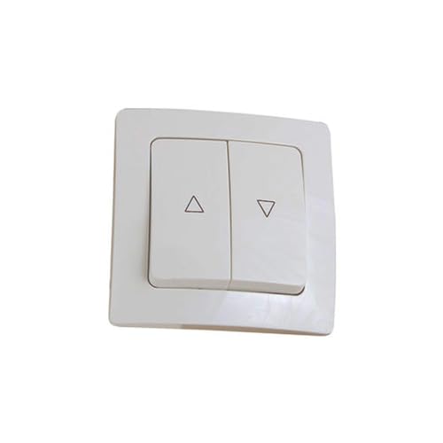 Brightium B1184150 Doppelter Rollladenschalter Weiß