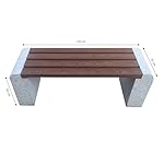 Dehner Gartenbank Granit & WPC
