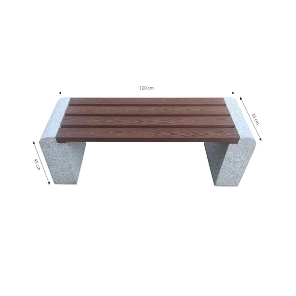 Dehner Gartenbank Granit & WPC