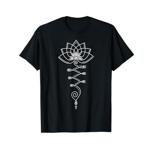 Lotus Blume Unalome Yoga Meditation Erleuchtung Zen T-shirt T-Shirt