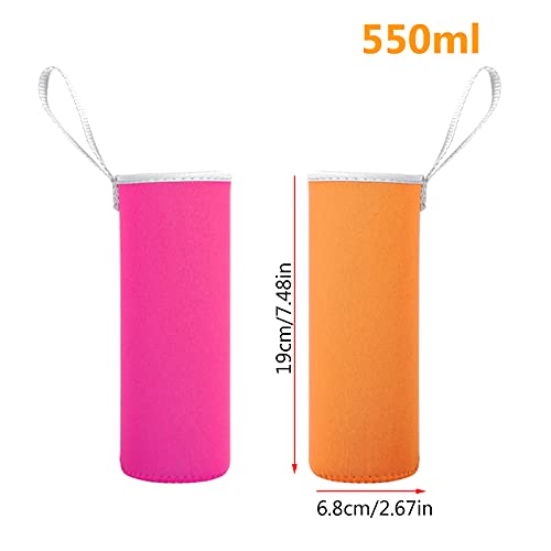 Hoshisea Pochette pour Bouteilles en Verre, Manchon de Bouteille en Néoprène, Couvercle de Bouteille en Néoprène, Housse Bouteille Neoprène, pour Stockage de Chaleur - Image 3