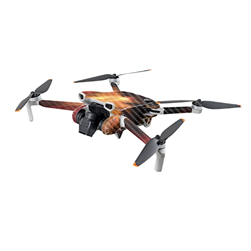 Image of MightySkins Carbon Fiber Skin Compatible with DJI Mini 3 - Spacial Overload | Protective, Durable Textured Carbon Fiber Finish | Easy to Apply