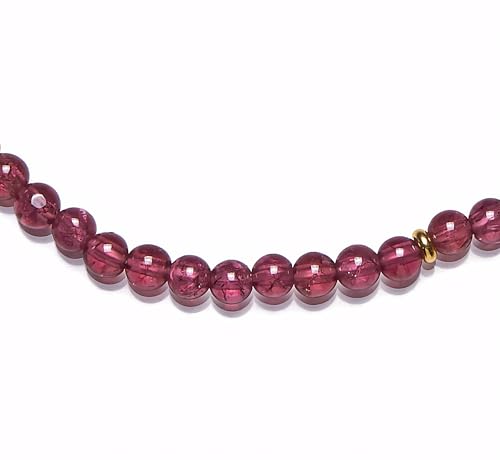 Granat Stretch Armband Gummizug Rhodolith Armband