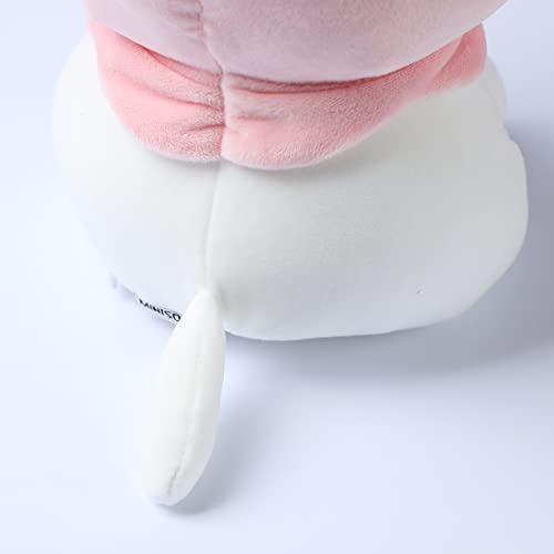 Miniso 11" Cat Plush Kawaii Stuffed Animal Pillow, Cute Soft Body Pillow With Double Heart Hat, Big Plush Toy For Valentine's Day Gift #TOP6
