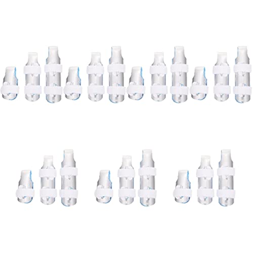 Healifty 21 Pcs Adulto M Pain Soft Knuckle Covers Alumínio Azul Banda Ajustável Adultos Suporte Queb