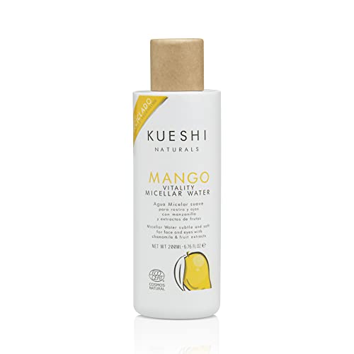 Kueshi - Agua Micelar 'Cosmos' - Pieles Grasas - Fragancia Mango - 400ml - Limpieza y Frescura en un Solo Paso