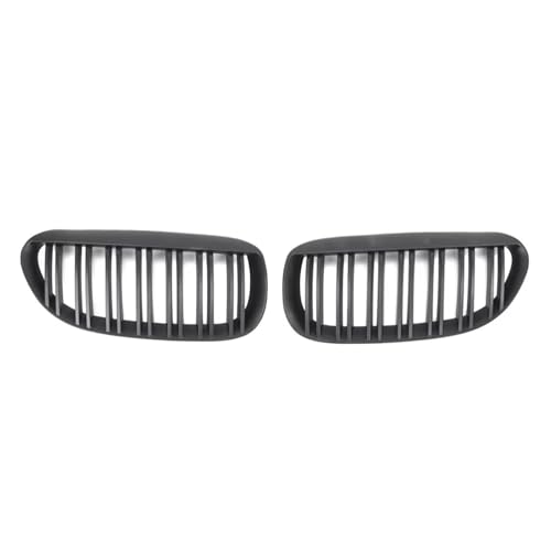 Grille capot voiture pour BMW Série 6 E63 2004-2010 grill de calandre avant noir brillant