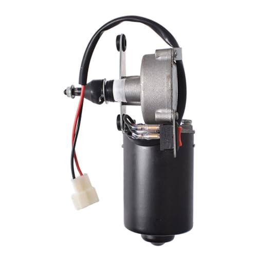 Image of 12V Electric Windshield Wiper Motor Kit Replacement for Polaris RZR, Clear, Front and Inside, UTV, Polycarbonate (PC)