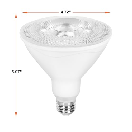 Image of Sylvania PAR38 High Output Flood LED Light Bulb, 250W = 23W, Wet Rated, Dimmable, Medum Base, 2650 Lumens, 3000K Neutral White - 1 Pack (42343)