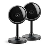 owltron Überwachungskamera Innen, Kamera Indoor WiFi Camera, 2 Stück Hunde Kamera überwachung innen für haustierkamera mit app, Babyphone mit Kamera mit IR Nachtsicht, WLAN IP Kamera Kompatibel Alexa