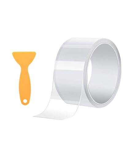 Xibao 5CM*10M Schutzfolie Auto,Kantenschutz Folie Selbstklebend Schutzfolie Auto,Flaconi Lackschutzfolie Transparent mit Schaber,Geeignet für die Meisten Autos,Pickups oder SUVs Angewendet Werden