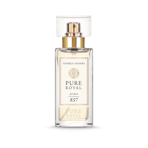 Perfume Pure Royal 857 Femenino 50 ml – Fragancia Floral con Ylang-Ylang, Flor de Naranjo y Vainilla – Alta Concentración 20% – Luminosa y Envolvente
