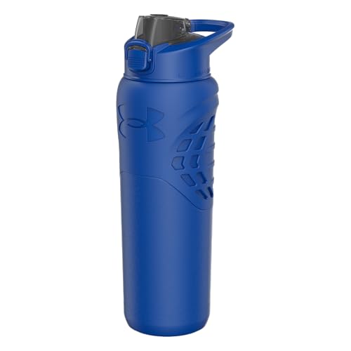 Under Armour Botella de agua de acero inoxidable con aislamiento de mosquetón, a prueba de fugas, para niños y adultos, todos los deportes, gimnasio, 680 ml