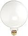 Bulbrite Incandescent G40 Medium Screw Base (E26) Light Bulb, 1 Count (Pack of 1), White