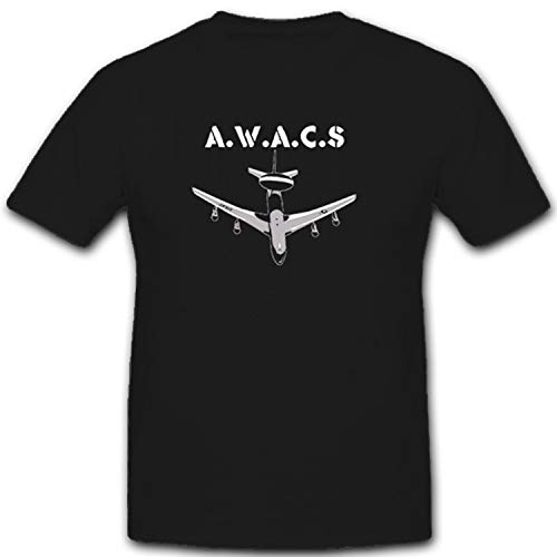 T-shirt USAF AWACS noir 4XL idéal pour les meetings aériens et le quotidien