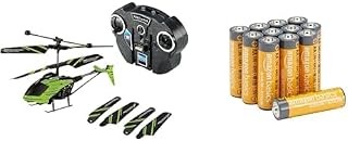 Revell RC Elicottero Streak, fosforescente/IR, 15cm, & Batterie AA Alcaline Amazon...