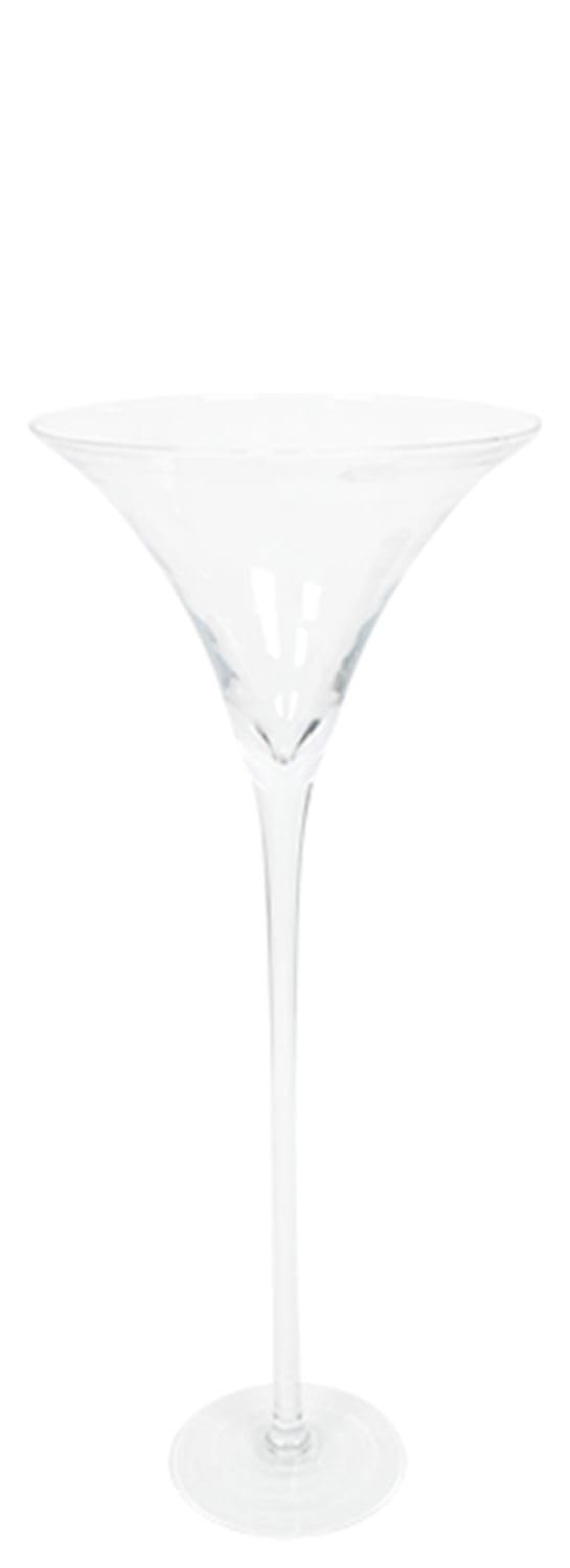 INNA-Glas XXL Glas SACHA AIR auf Standfuß, klar, 90cm, Ø35cm - Martiniglas