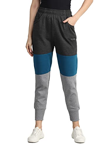 Image of CHKOKKO Women High Rise Gym Wear Sports Fitness Relaxed Track Pant