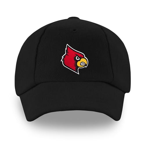 Creative Knitwear Louisville Cardinals Infant Unisex Baseball Cap Black Embroidered Logo - Size 6-12 Months