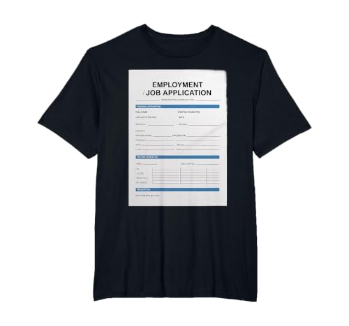 Job Application Meme Jump Scare Job Memes Funny Costume T-Shirt, Men's Big and Tall, Black, 3X Tall