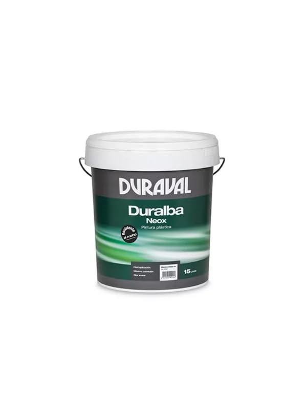 DURAVAL - Pintura Plástica Duralba Neox Mate Blanco 4 L