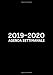 Produktbild 2019-2020: Agenda settimanale: 1 luglio 2019 - 30 giugno 2020: Agenda settimanale e mensile, Organizer & Diario: semplice nero 5292