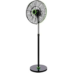 Ventilador Orbegozo Silent Night Orbegozo SF 0248 - Ventilador de pie silencioso, mando a distancia, 18 aspas, 45 cm de diámetro, 90 W, negro y verde