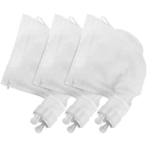 AMI PARTS 3 Pack Pool Cleaner Bags with Zipper, Universal Replacement Leaf Bags Fits for Po.laris...