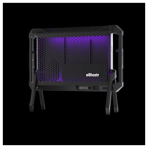 eBlaztr ITX PC Case, Matte Black Aluminum, All-in-one PC Case