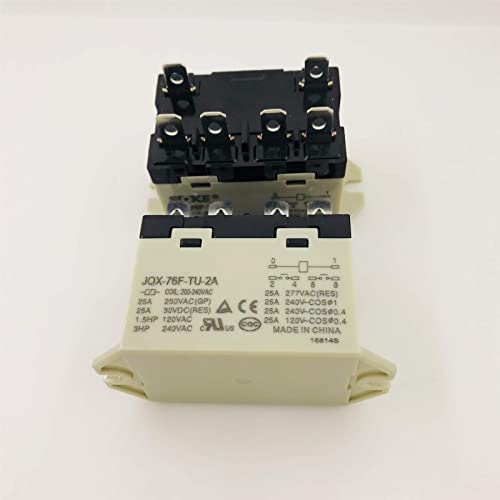 Relais JQX-76F-TU-2A 25A 250VAC contacteur 6 broches 380V-400V bobine 220V