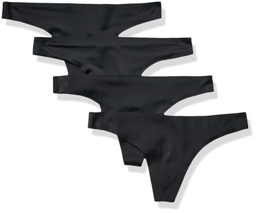 Amazon Essentials sous Vêtements String Extensible Collé sans Couture Femme Lot de 4 - vue 3
