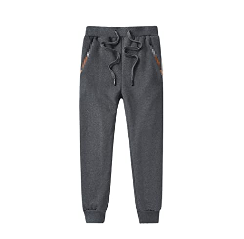 Pantalon de survêtement chaud en polaire épaisse pour l'hiver masculin