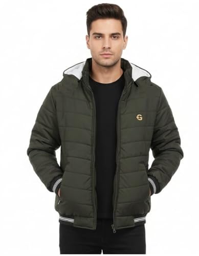 Image of Quark Export Quality Reversible Puffer Jacket in GLD Material best for Winterwear /Hiking /Biking /Camping /Mountaineering /Racing /Climbing /Tracking(Control Temperature up to 3 Degree Celsius.)(3C)