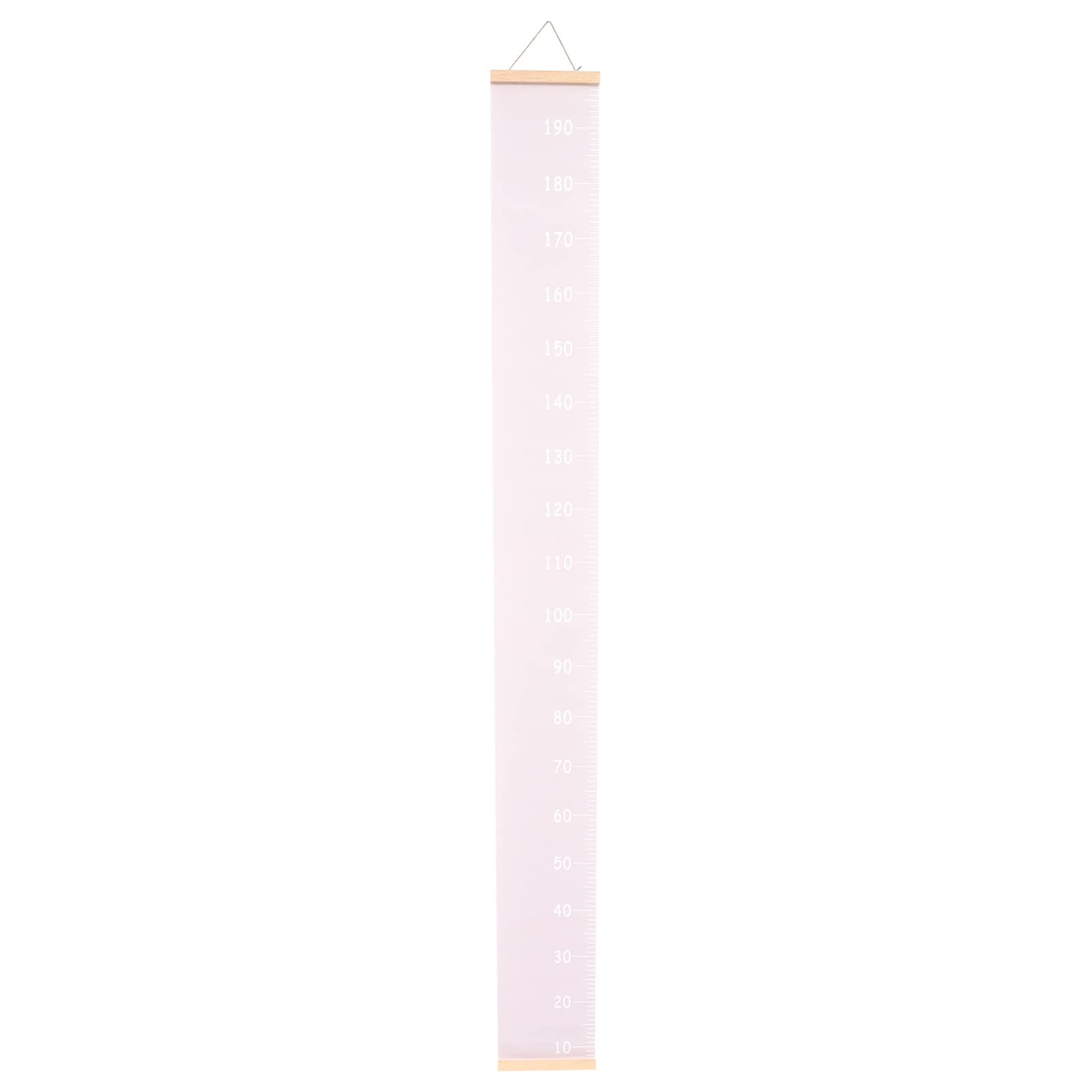 TOYANDONA Messlatte Kinder Größenmesser Höhenmesser Wachstumsmesser Messleiste Aufrollbar Kinder Baby Holz Kinderzimmer Dekoration für Kinder Kindergarten Schlafzimmer Deko Rosa