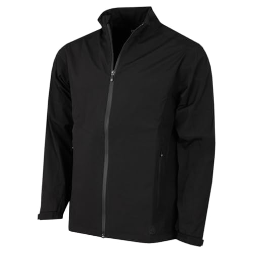 Image of Proquip Mens Aqualite Golf Waterproof Jacket - Black - XL